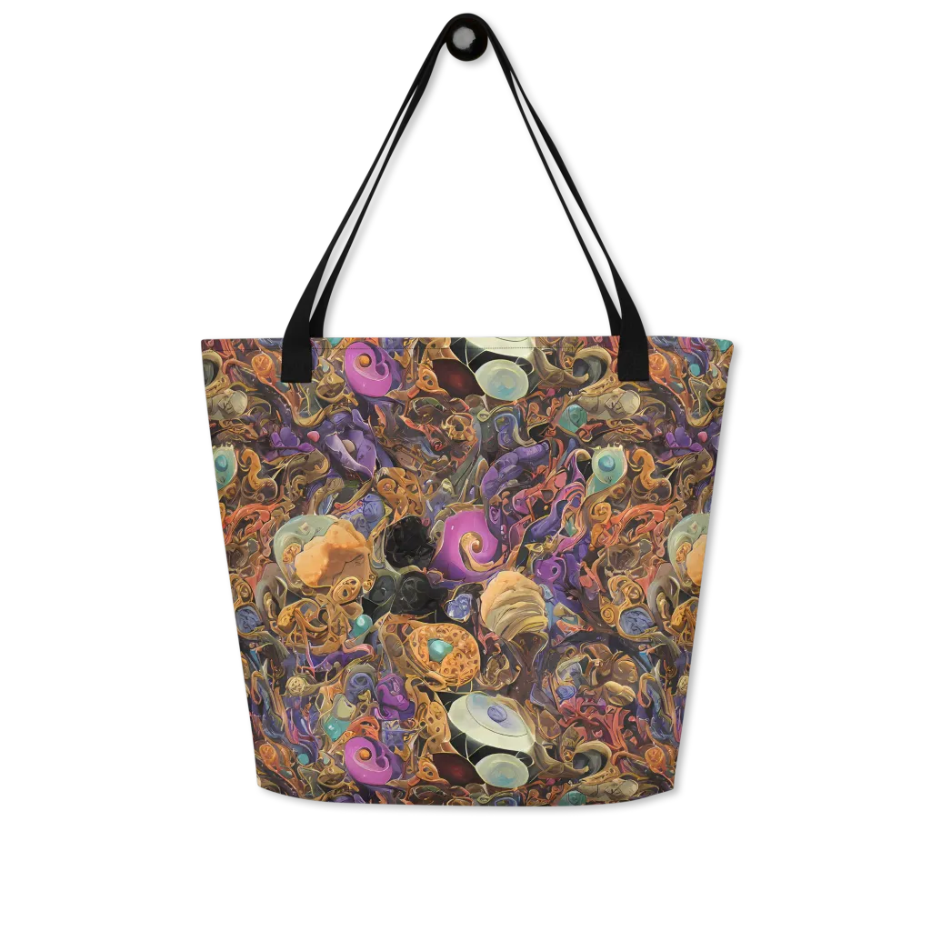 Baroque Nebula on Large Tote Bag W/ Pocket — Front