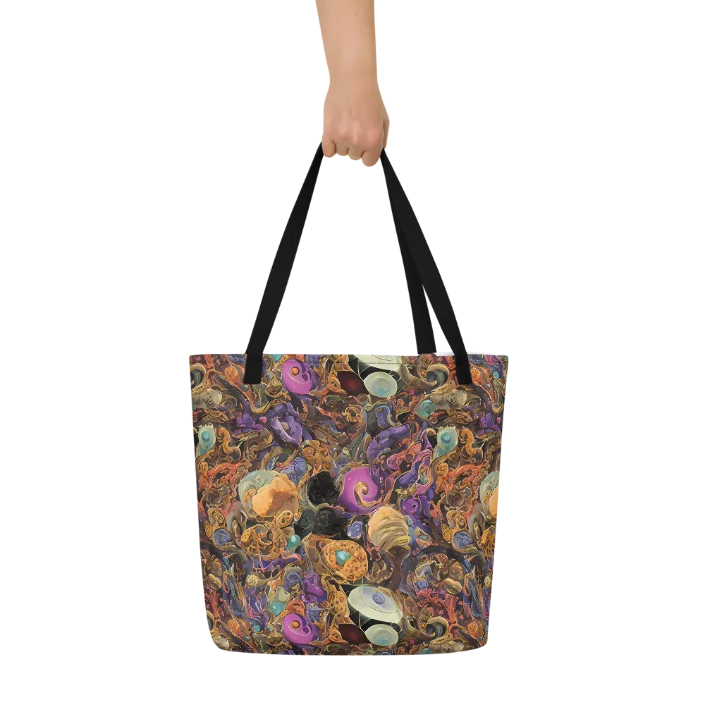 Baroque Nebula on Large Tote Bag W/ Pocket — Front