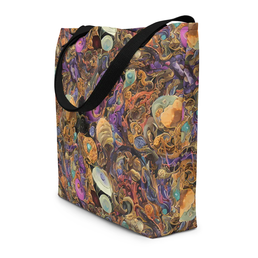 Baroque Nebula on Large Tote Bag W/ Pocket — Front
