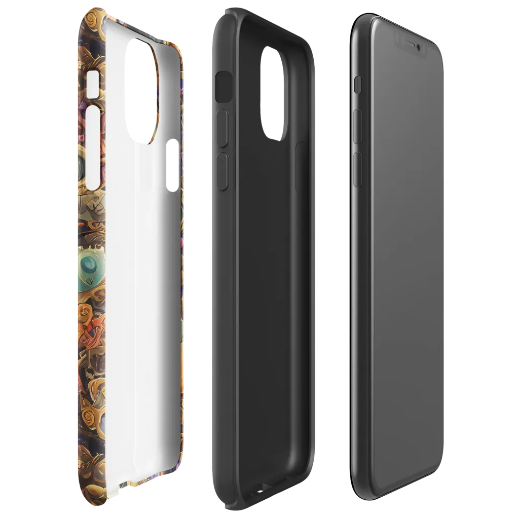 Baroque Nebula on Tough Case for iPhone® — Right
