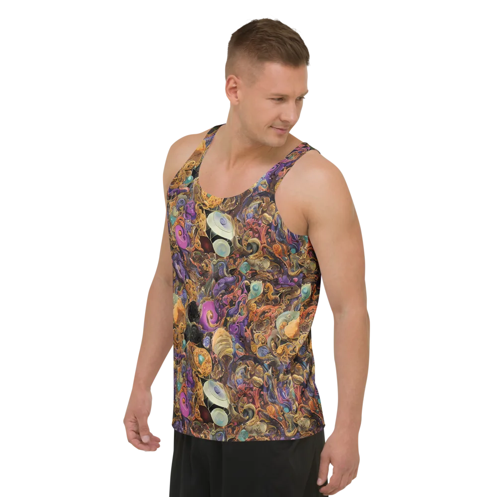 Baroque Nebula on Men's Tank Top — Left Front