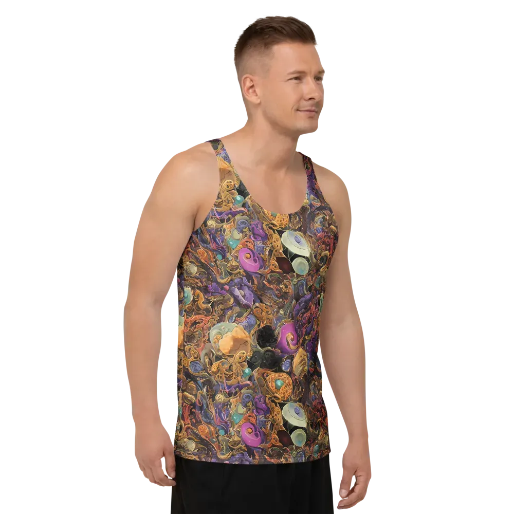 Baroque Nebula on Men's Tank Top — Right Front