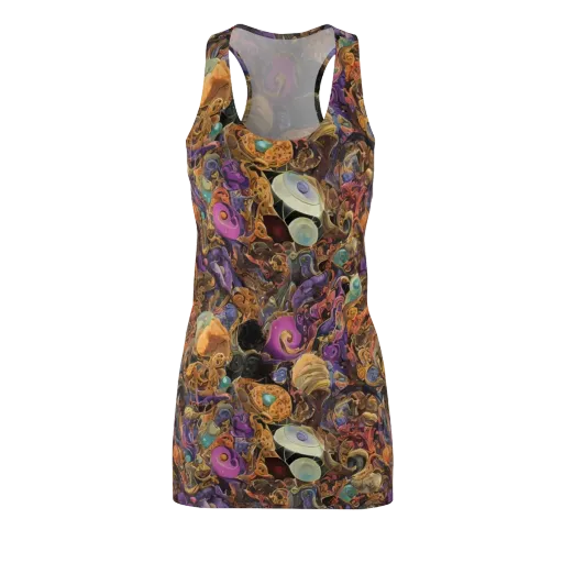 Baroque Nebula on a Racerback Dress