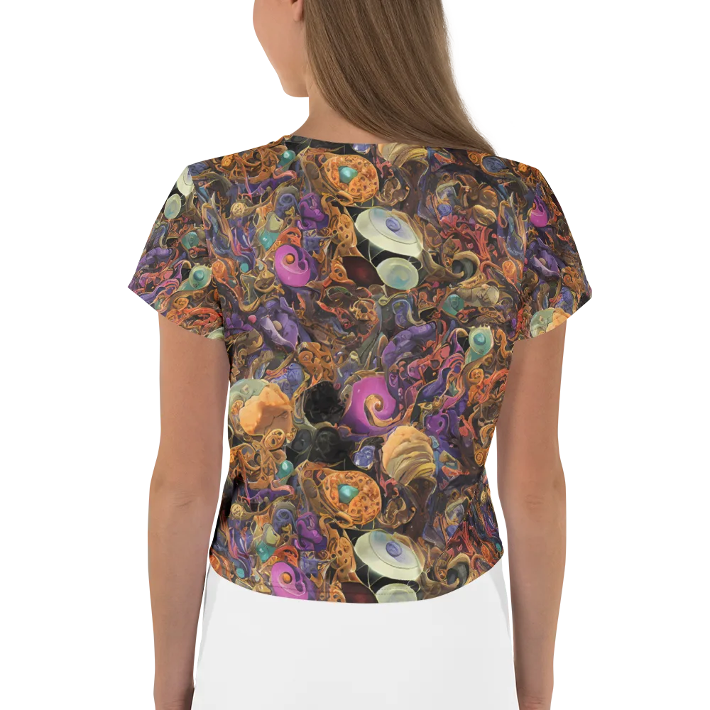 Baroque Nebula on Crop Tee — Back