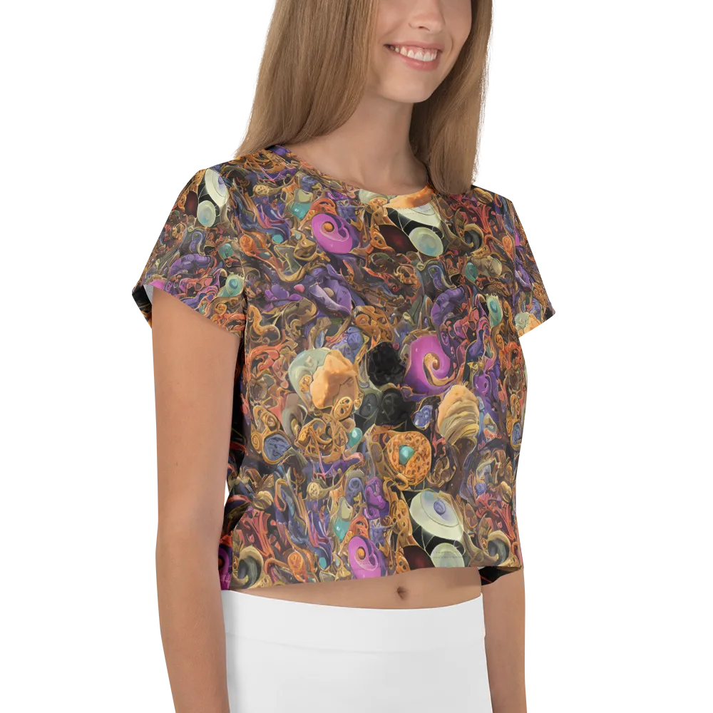 Baroque Nebula on Crop Tee — Right