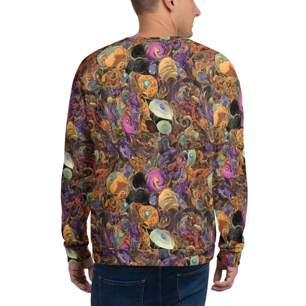 Baroque Nebula on Sweatshirt — Back