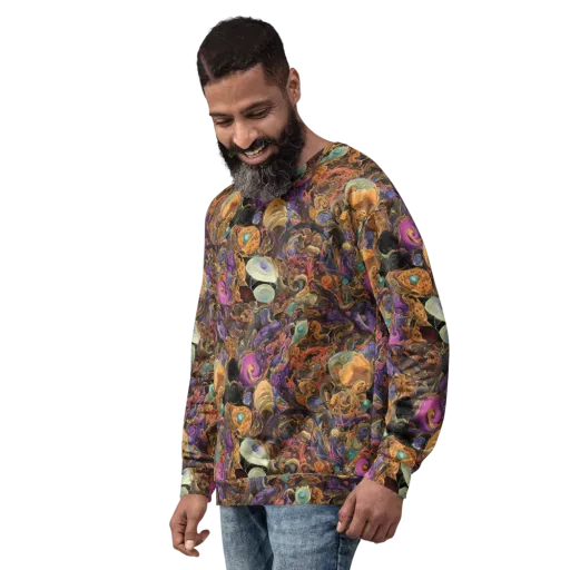 Baroque Nebula on a Sweatshirt