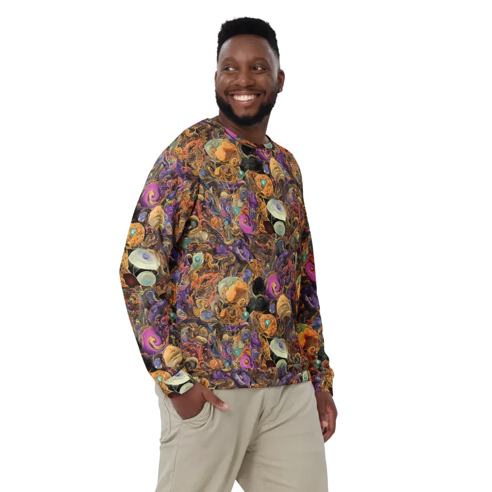 Baroque Nebula on Sweatshirt — Front