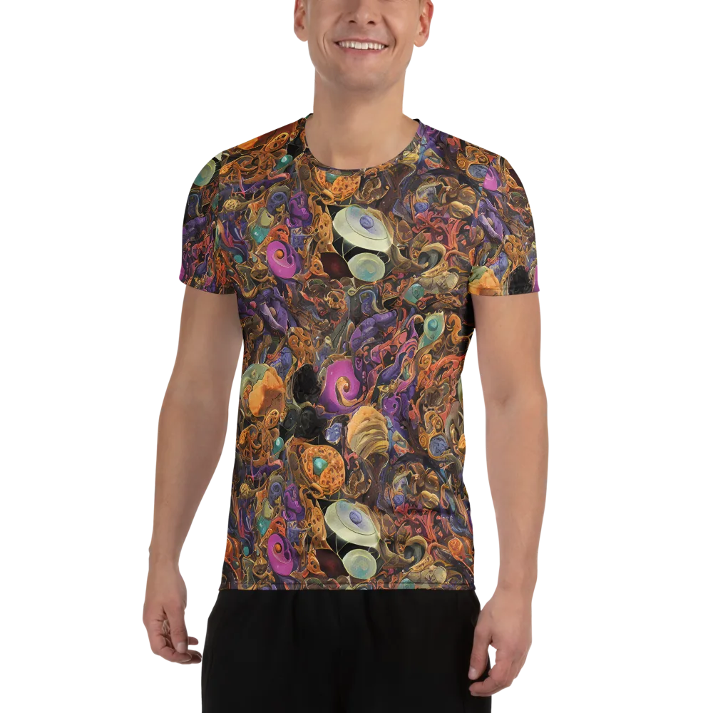 Baroque Nebula on Men's Athletic T-Shirt — Front