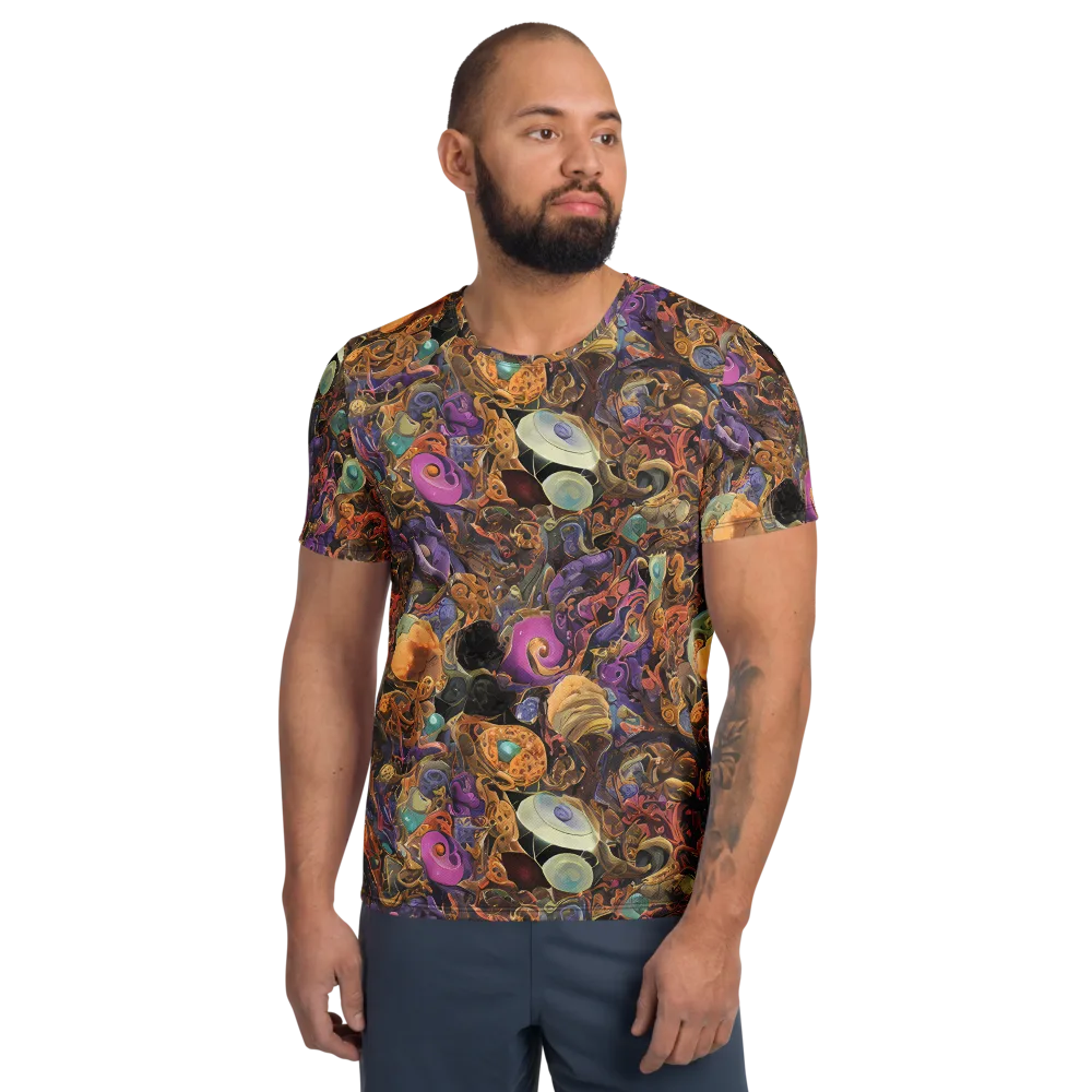 Baroque Nebula on Men's Athletic T-Shirt — Front