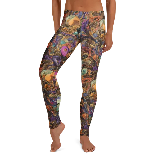 Baroque Nebula on a Leggings