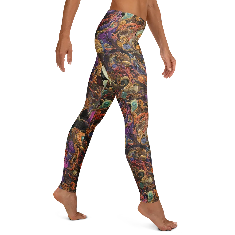 Baroque Nebula on Leggings — Right