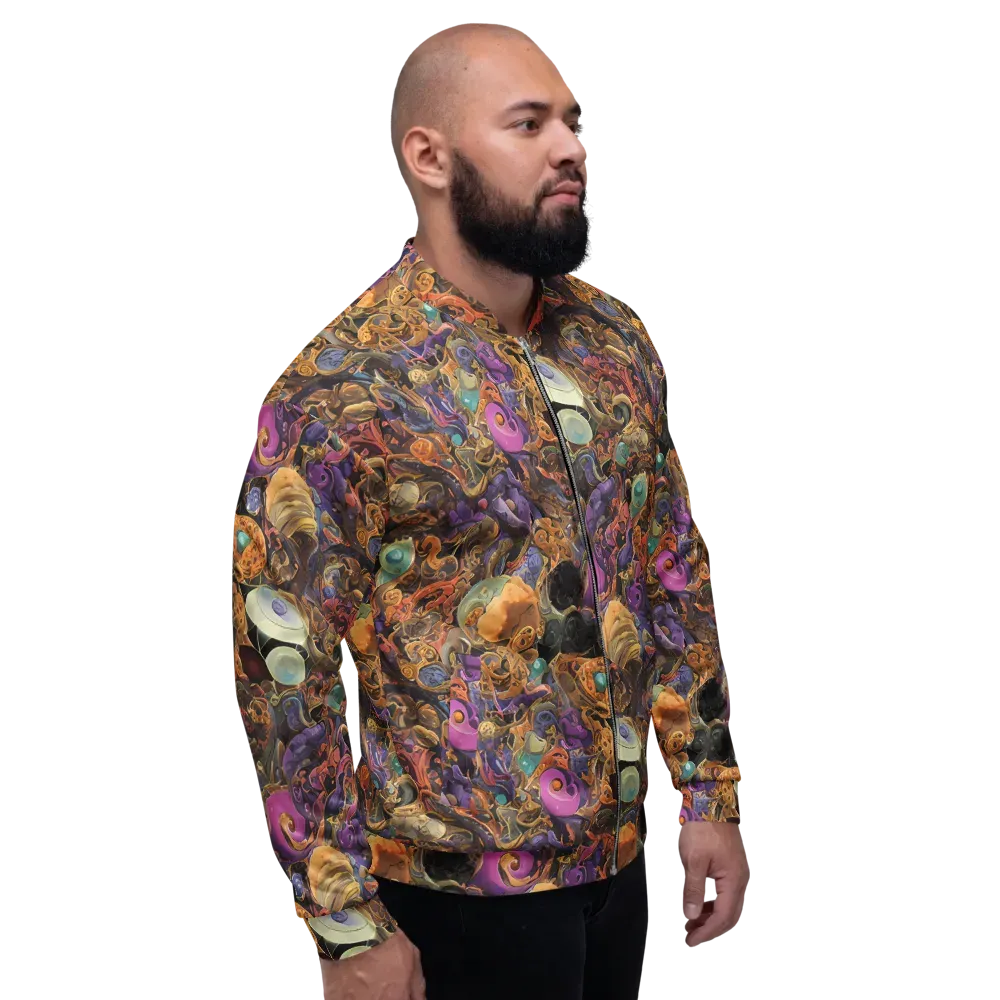 Baroque Nebula on Bomber Jacket — Right