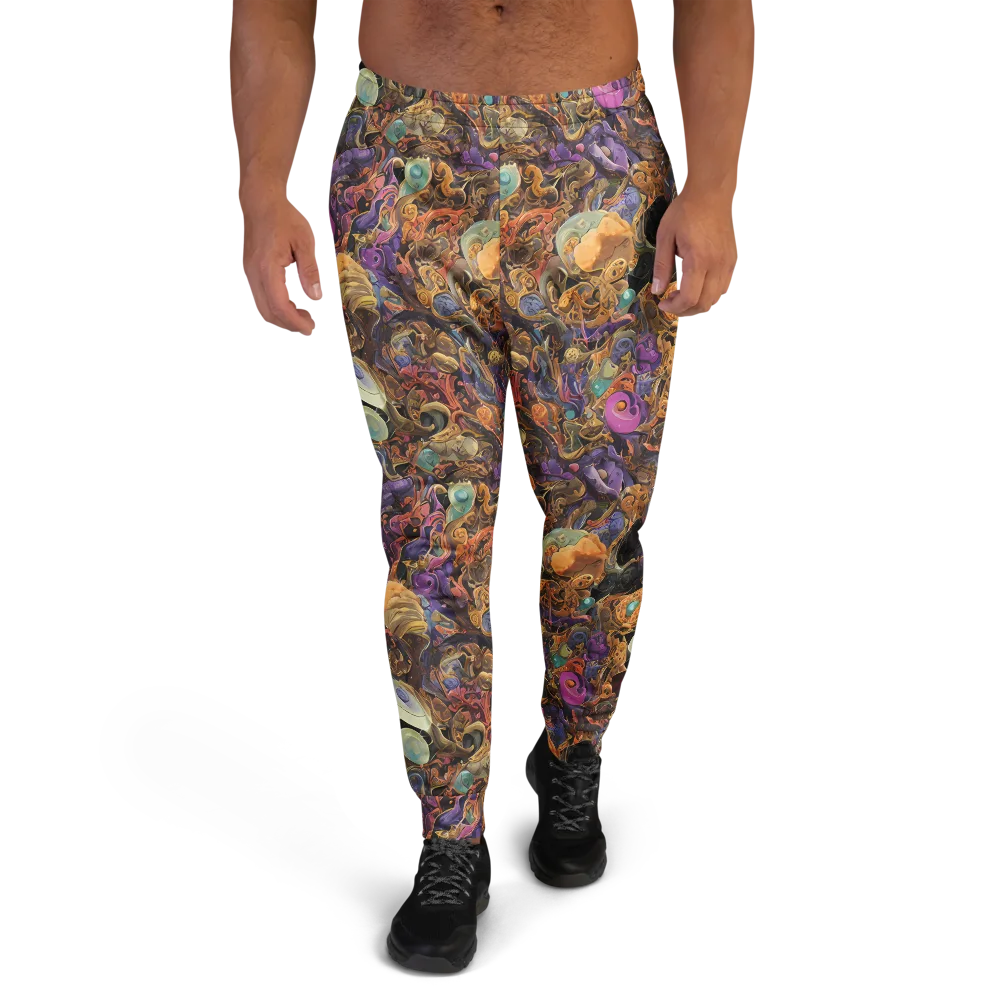 Baroque Nebula on Men's Joggers — Front