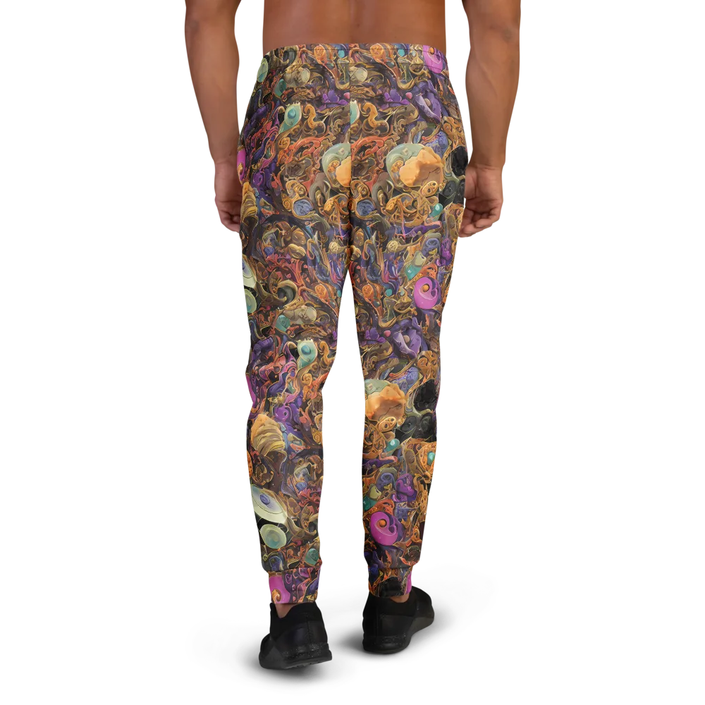 Baroque Nebula on Men's Joggers — Back