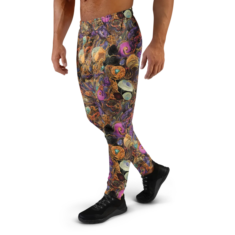 Baroque Nebula on Men's Joggers — Left