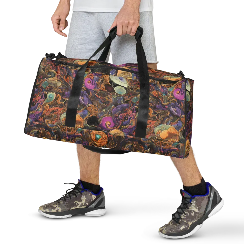 Baroque Nebula on Duffle Bag — Front