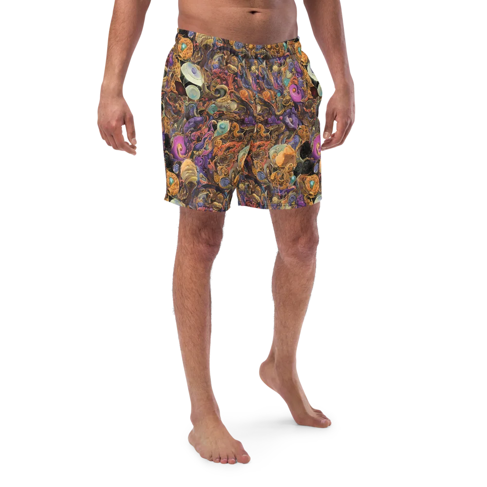 Baroque Nebula on Swim Trunks — Front