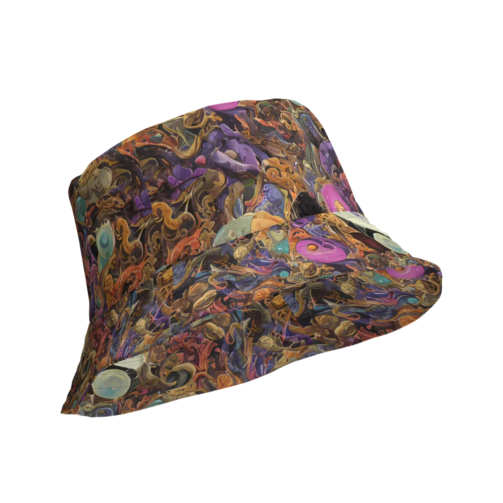 Baroque Nebula on Reversible Bucket Hat — Product details Outside
