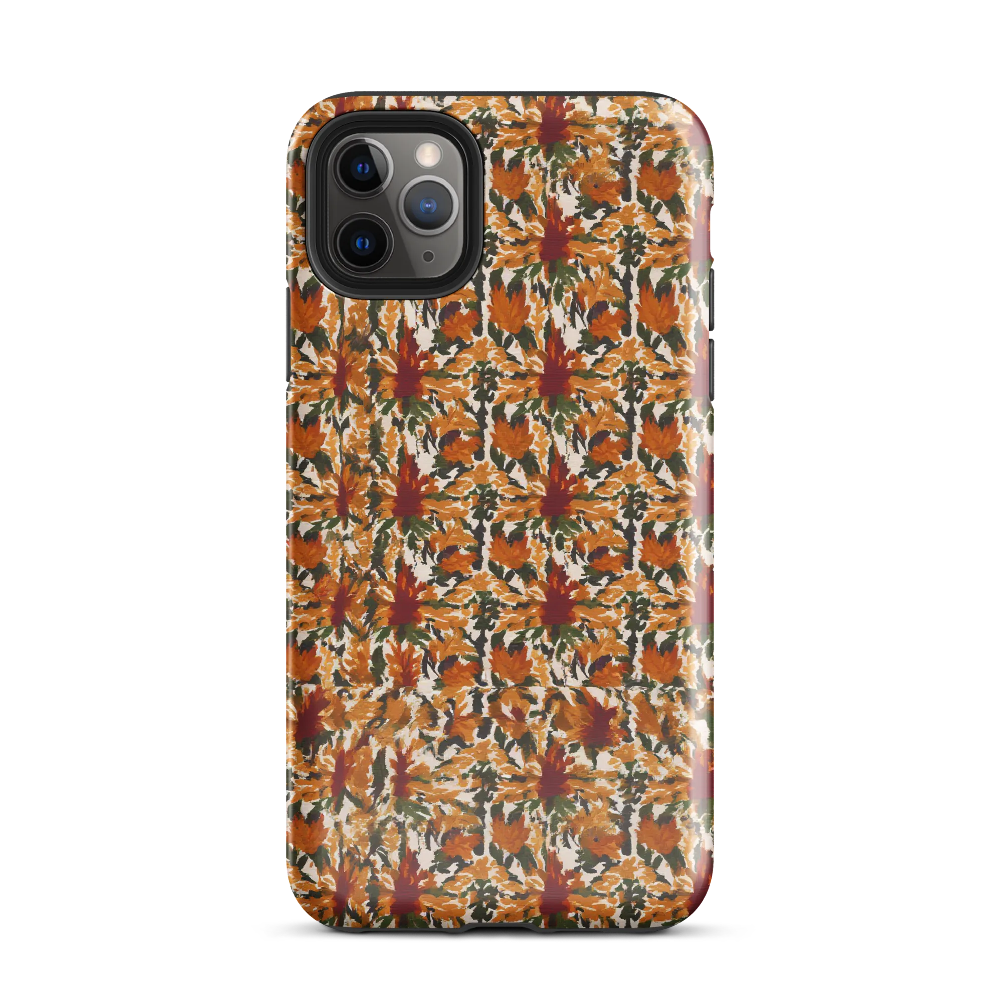 Rust Bloom on Tough Case for iPhone® — Front