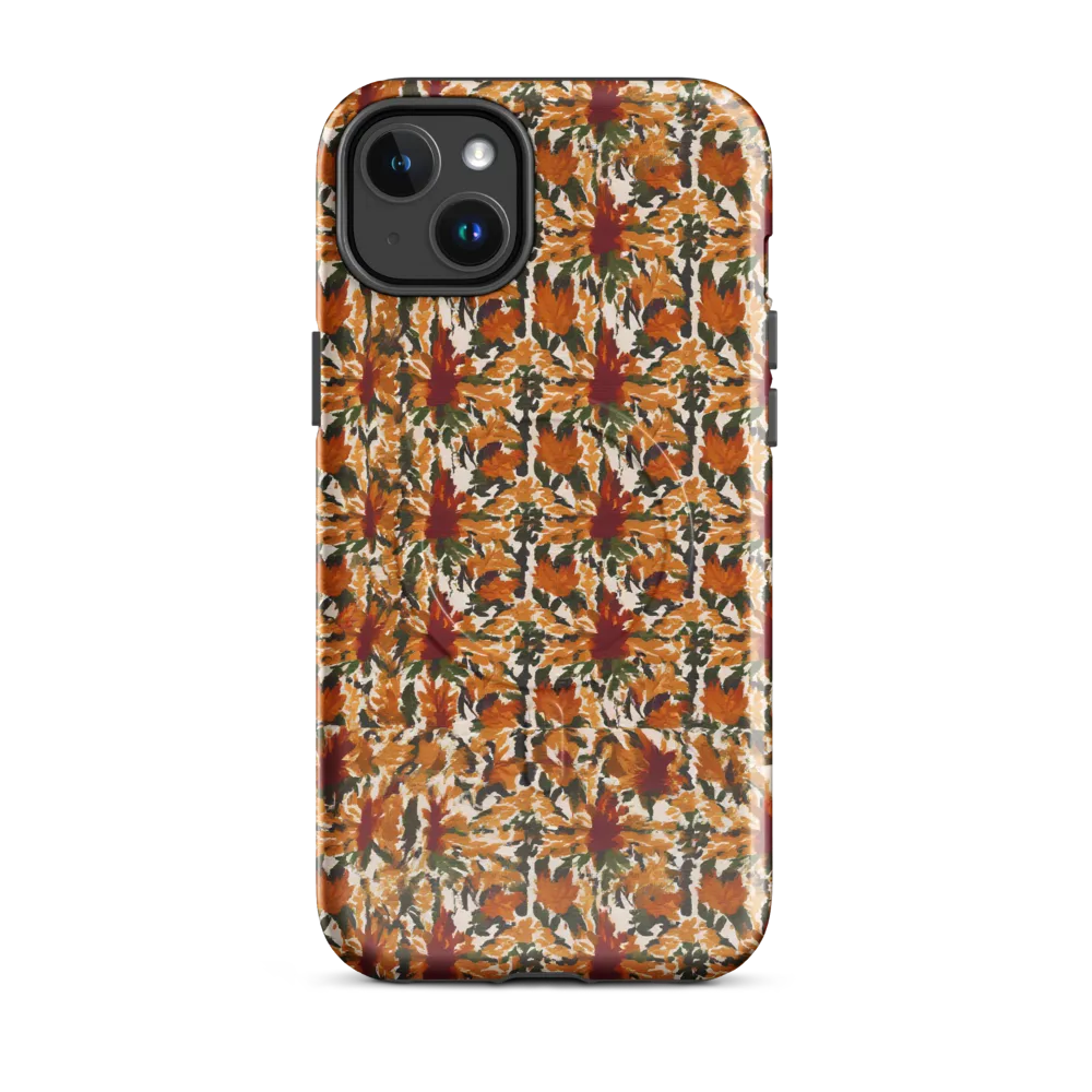 Rust Bloom on MagSafe Tough Case for iPhone® — Front