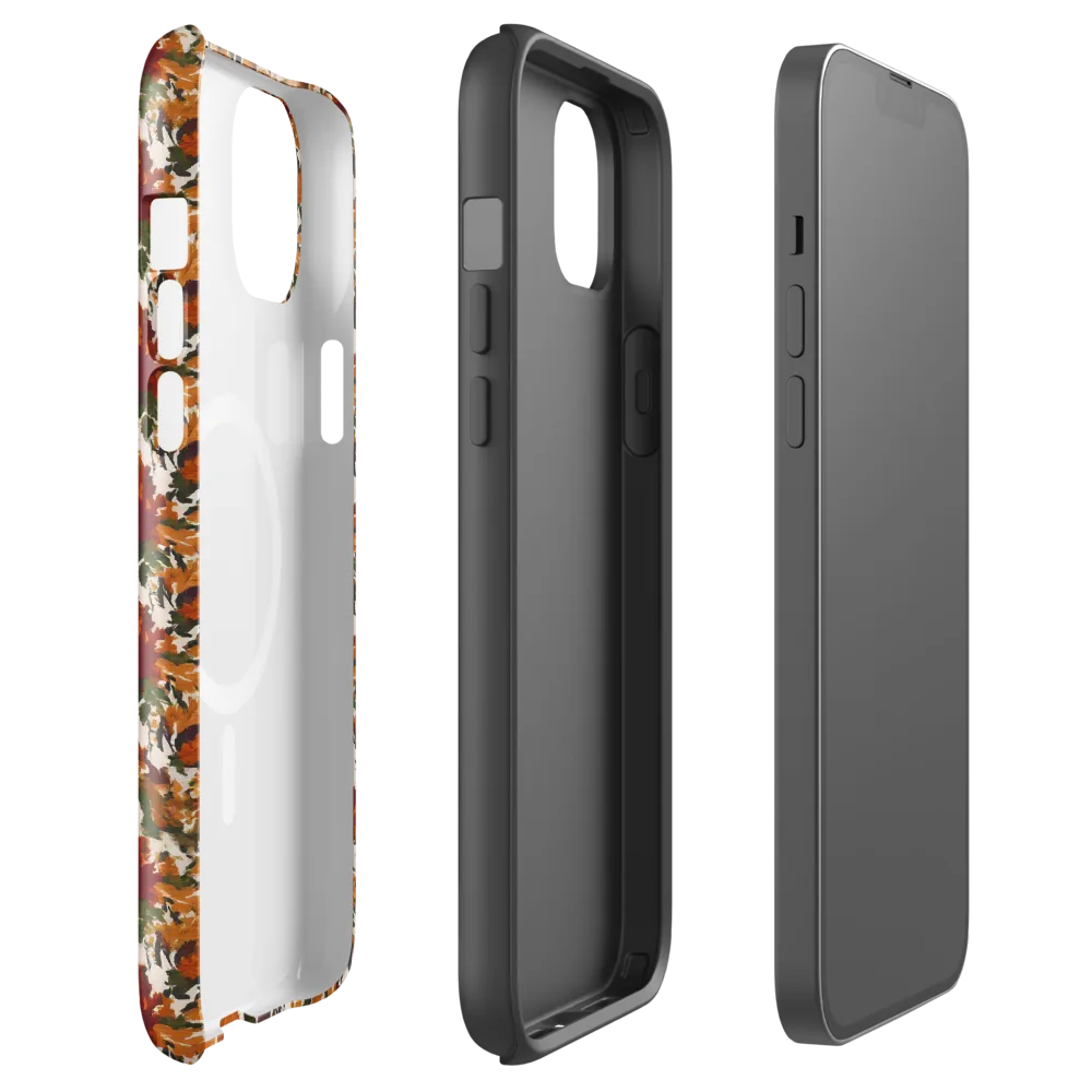 Rust Bloom on MagSafe Tough Case for iPhone® — Front