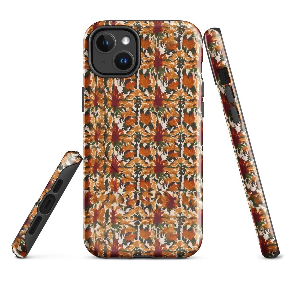 Rust Bloom on MagSafe Tough Case for iPhone® — Front