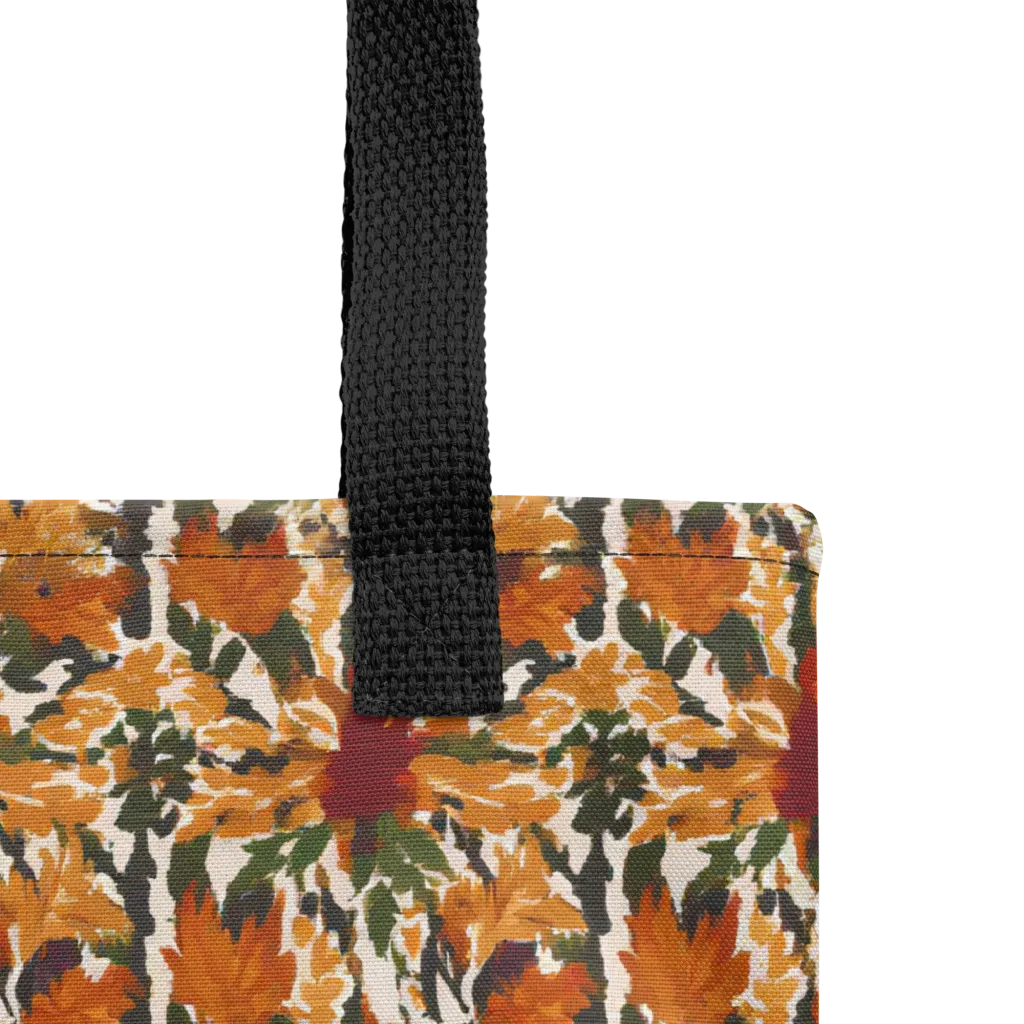 Rust Bloom on Tote Bag — Product details