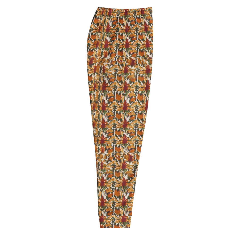 Rust Bloom on Men's Joggers — Right