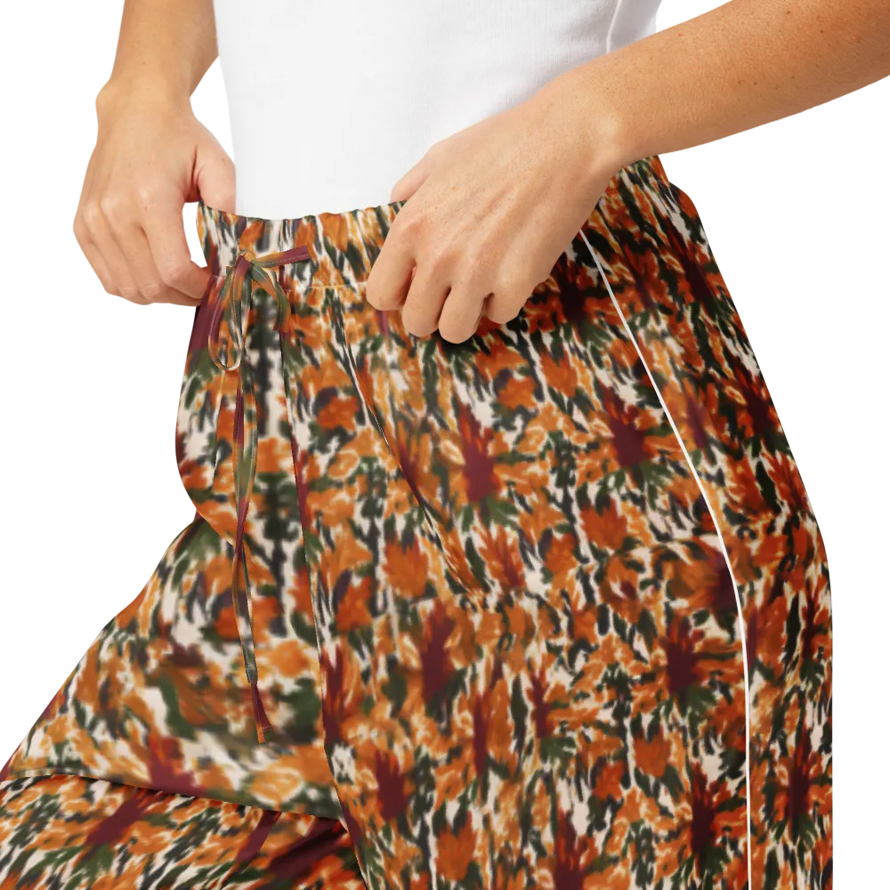 Rust Bloom on Women's Pajama Pants — Product details