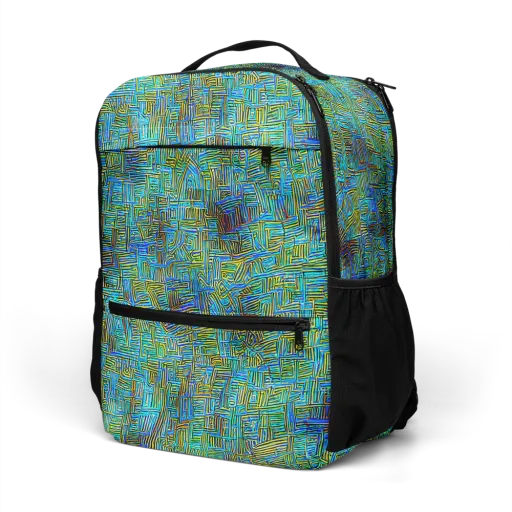 Neon Blueprint on a Utility Backpack