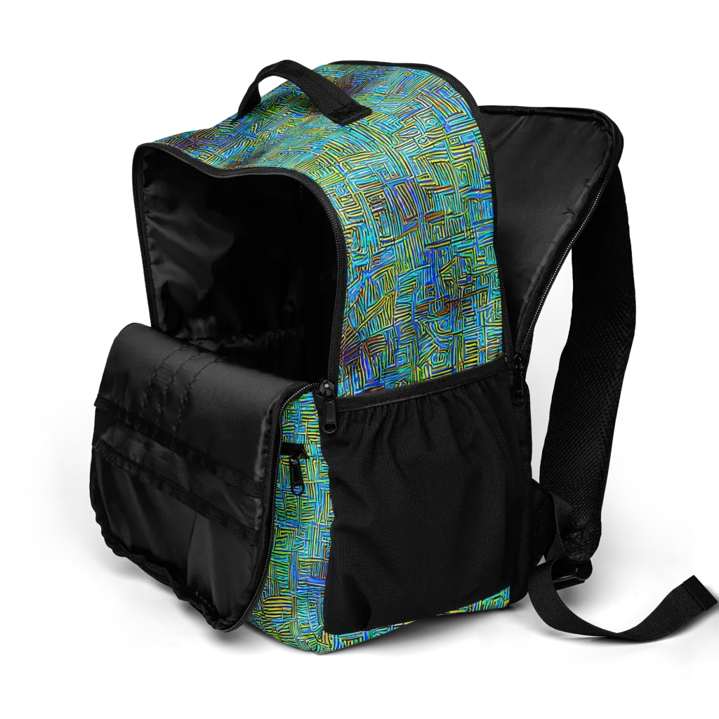 Neon Blueprint on Utility Backpack — Product details 2