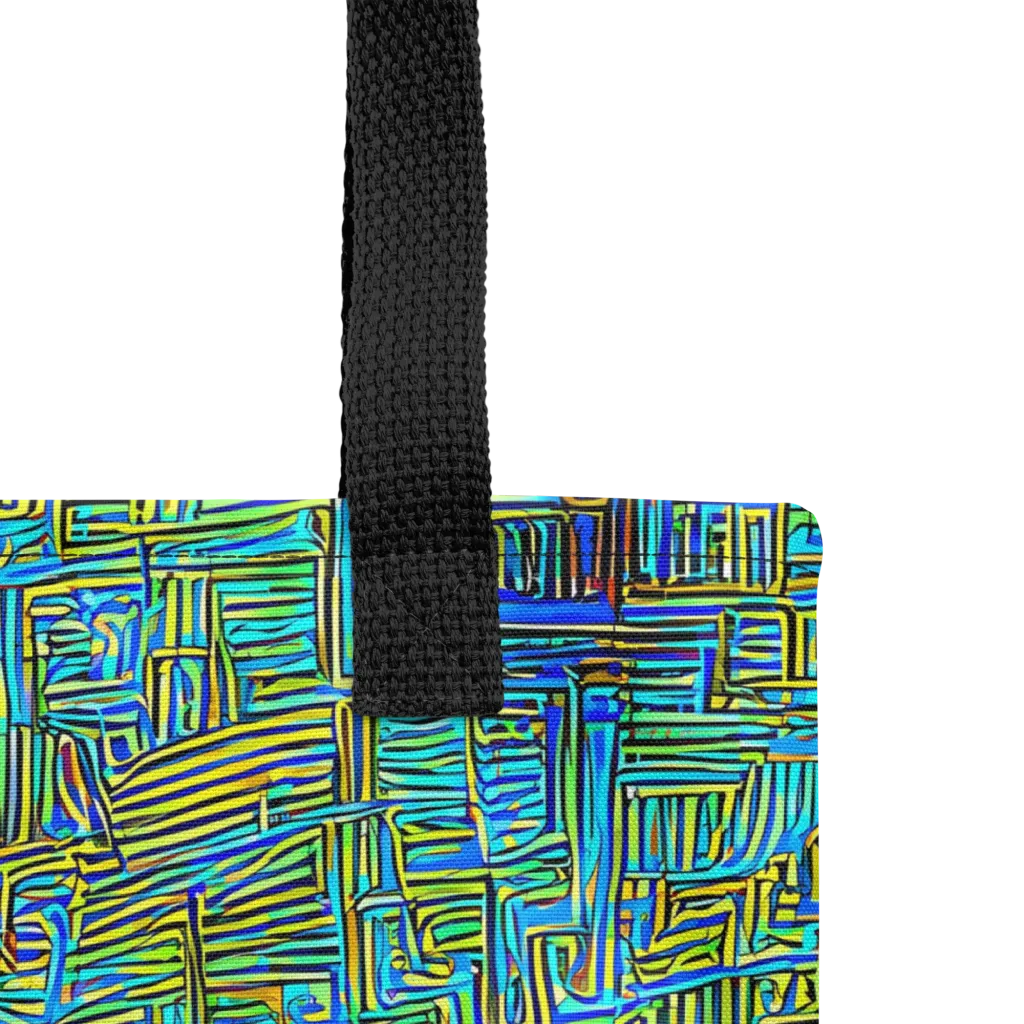 Neon Blueprint on Tote Bag — Product details