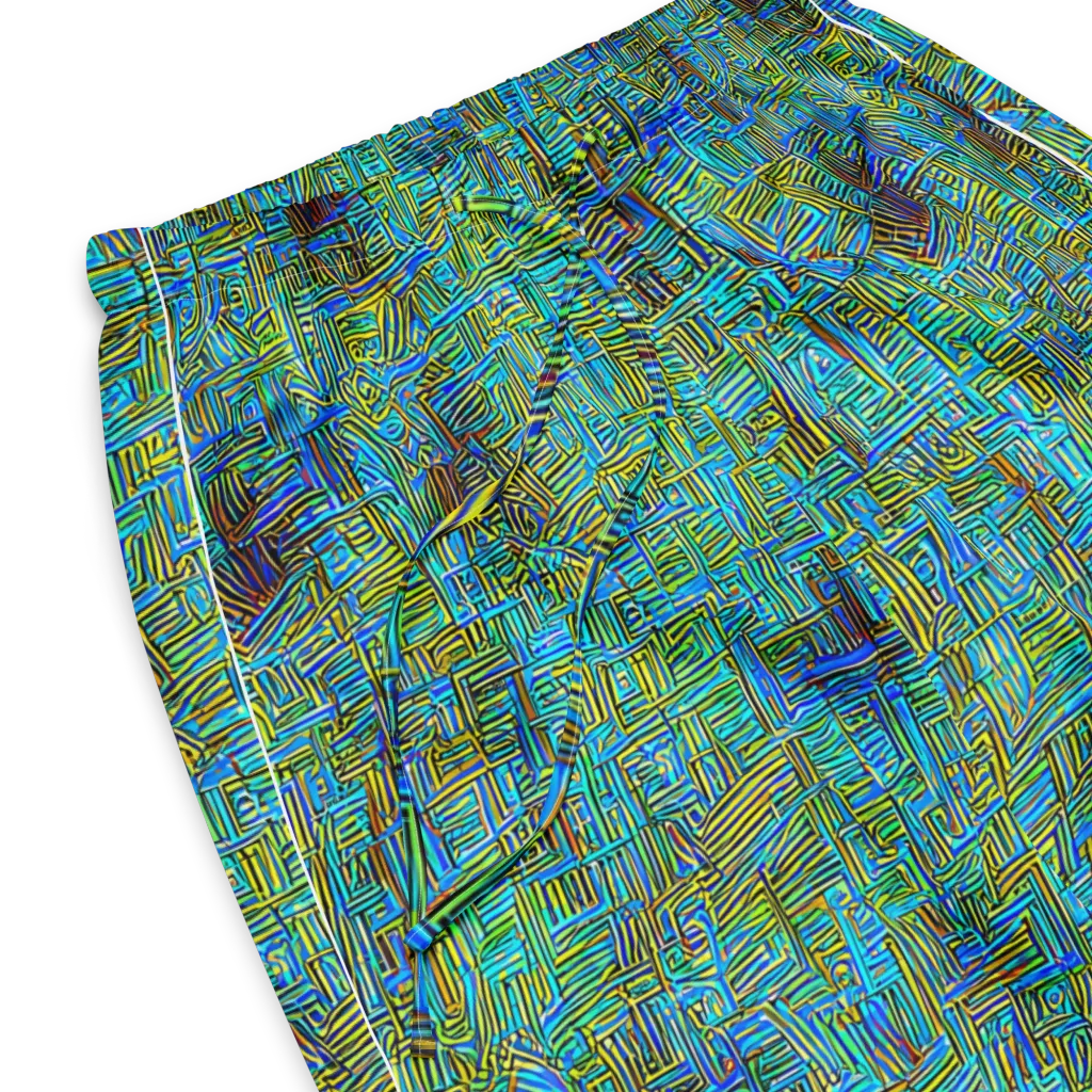 Neon Blueprint on Women's Pajama Pants — Product details