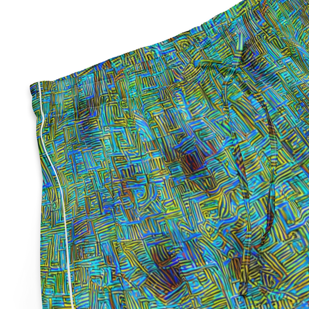 Neon Blueprint on Women's Pajama Shorts — Product details