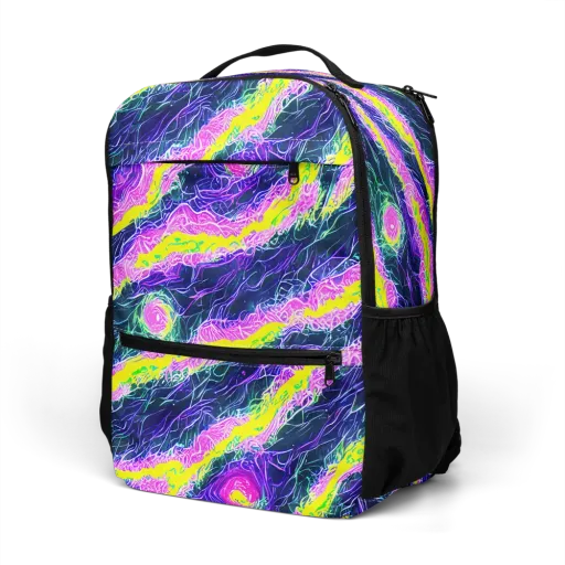 Cyber Blossom on a Utility Backpack