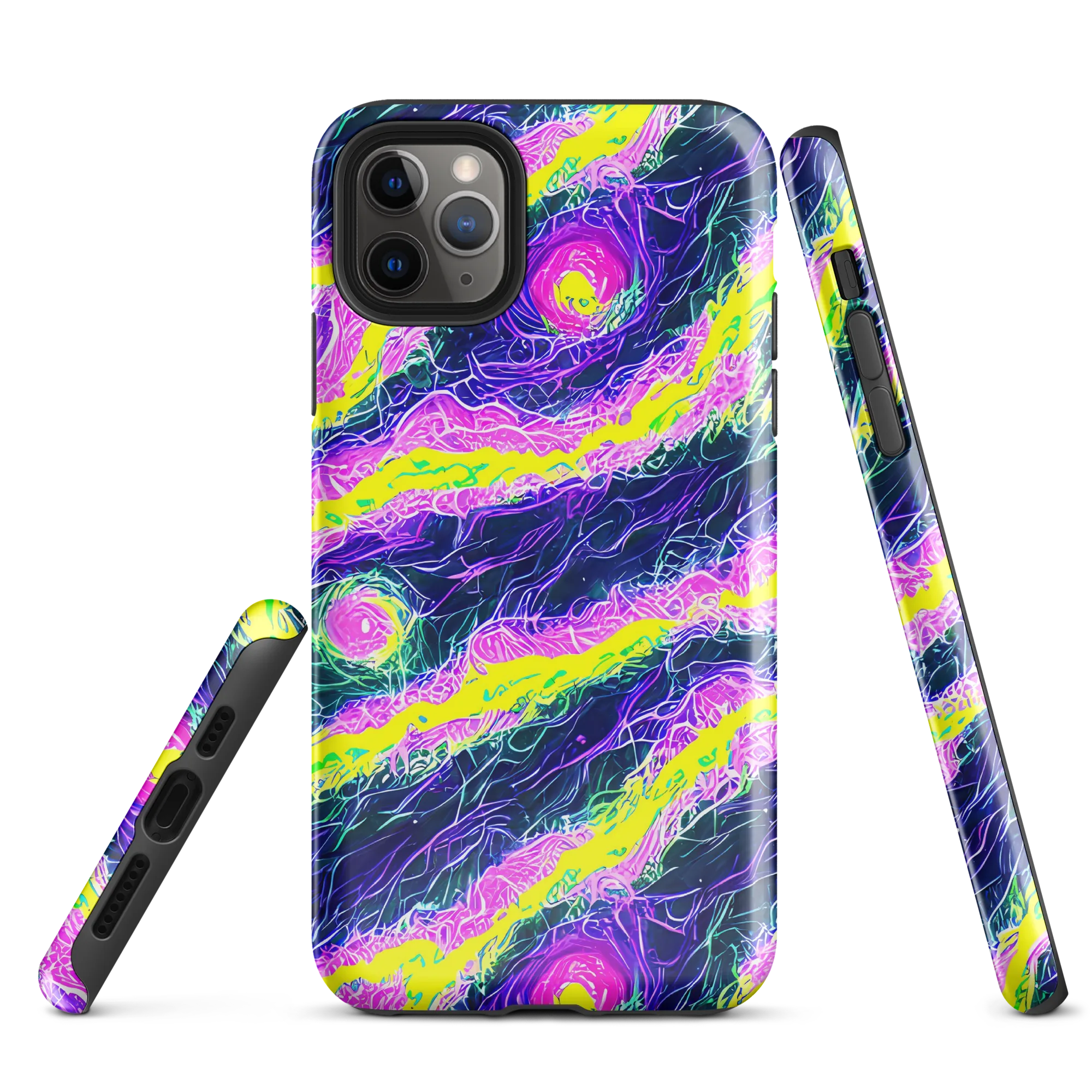 Cyber Blossom on Tough Case for iPhone® — Front