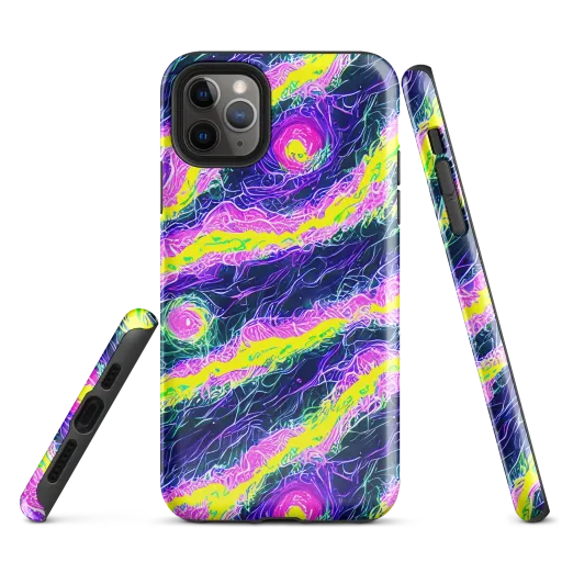 Cyber Blossom on a Tough Case for iPhone®