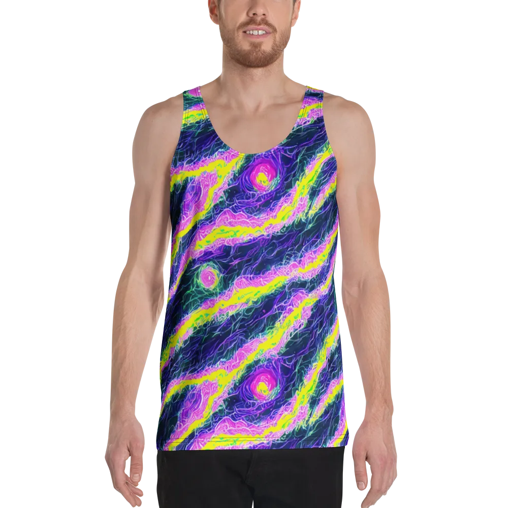 Cyber Blossom on Men's Tank Top — Front