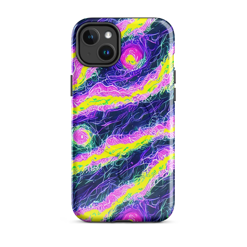 Cyber Blossom on MagSafe Tough Case for iPhone® — Front