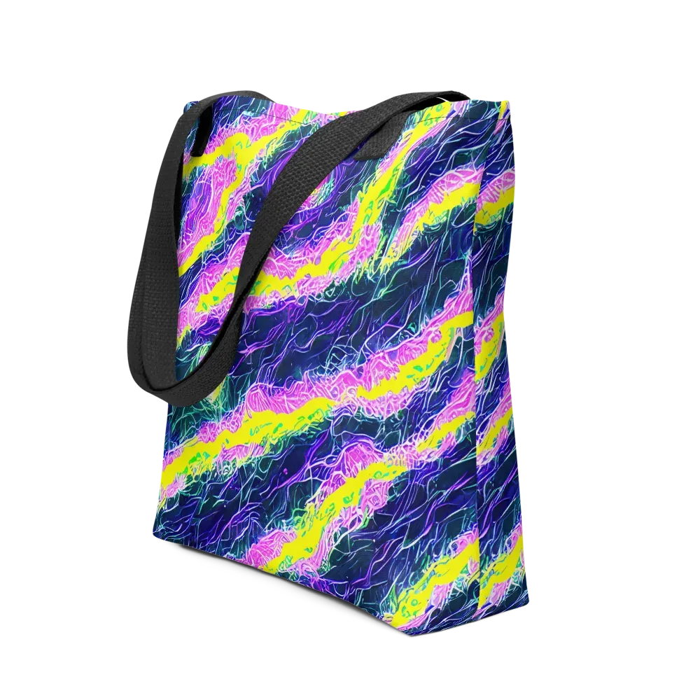 Cyber Blossom on Tote Bag — Front