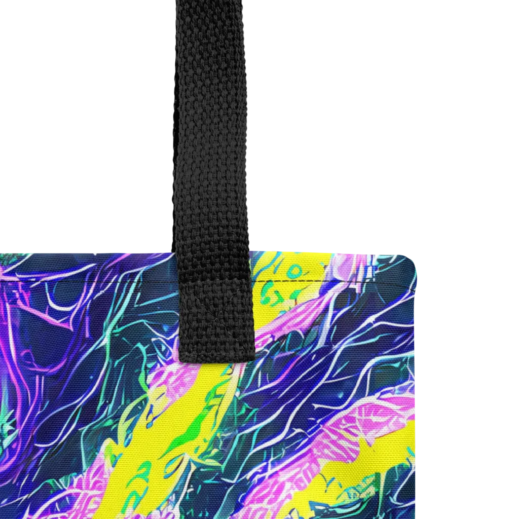 Cyber Blossom on Tote Bag — Product details