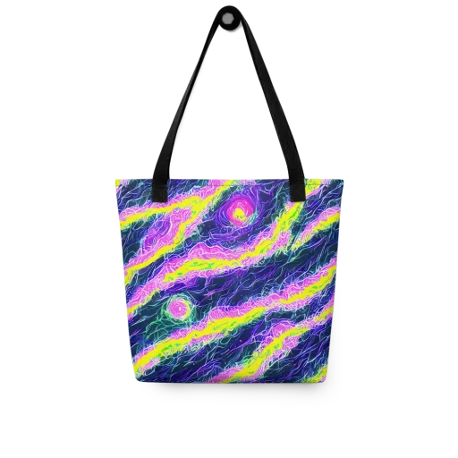 Cyber Blossom on a Tote Bag
