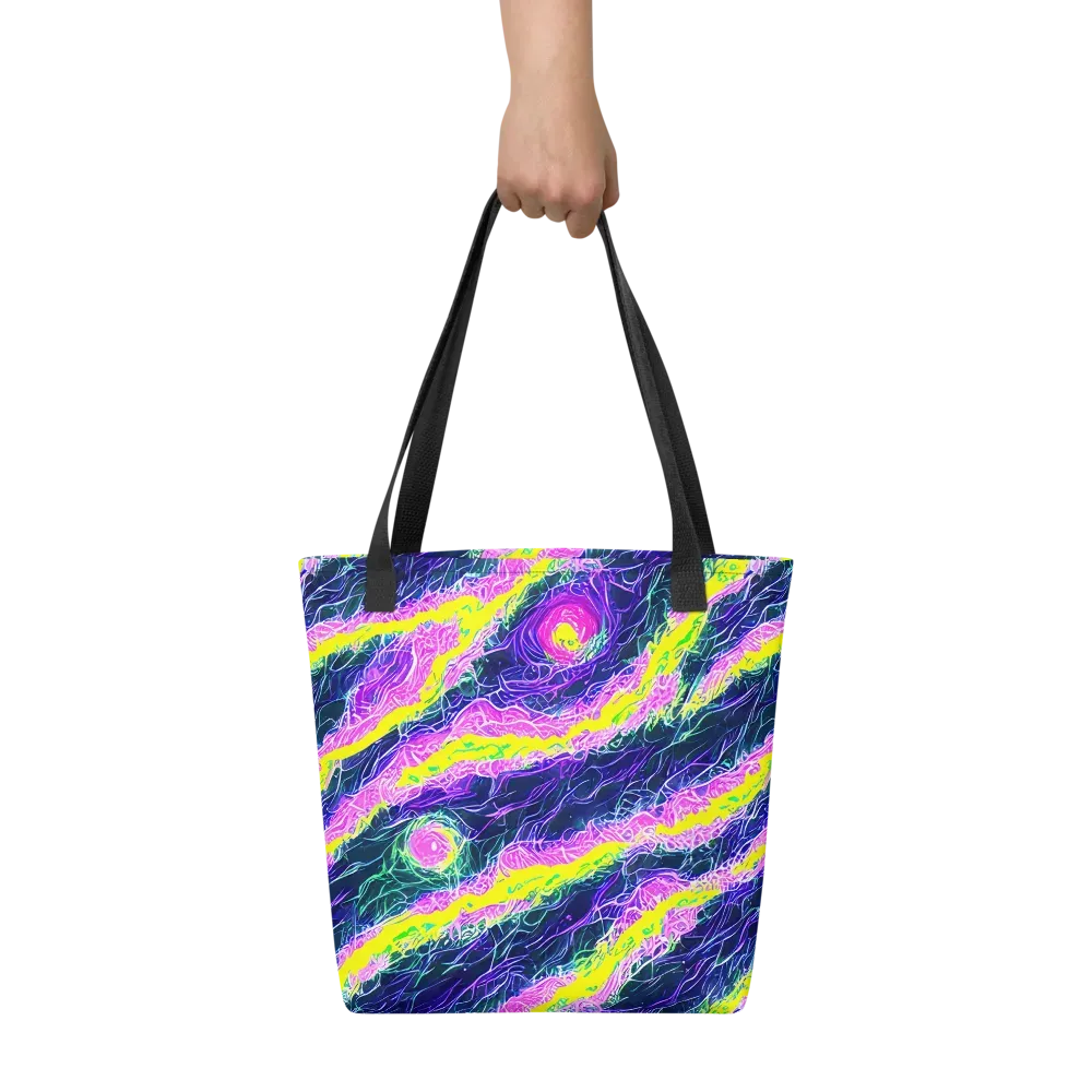 Cyber Blossom on Tote Bag — Front