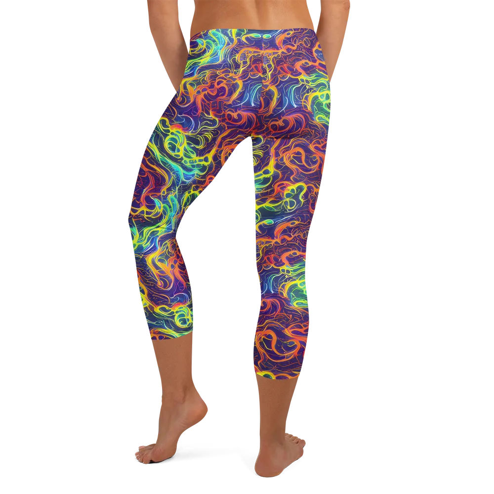 Afterdark Surge on Capri Leggings — Back