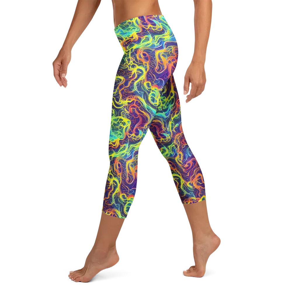 Afterdark Surge on Capri Leggings — Left