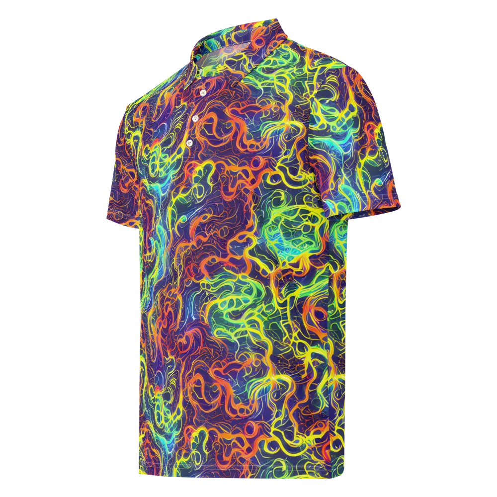 Afterdark Surge on Men's Slim Fit Polo Shirt — Left Front