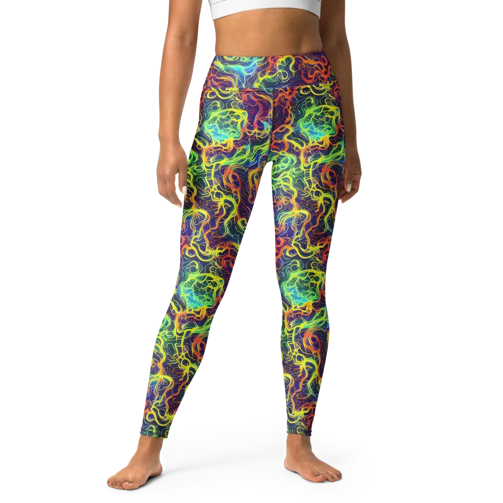 Afterdark Surge on Yoga Leggings — Front