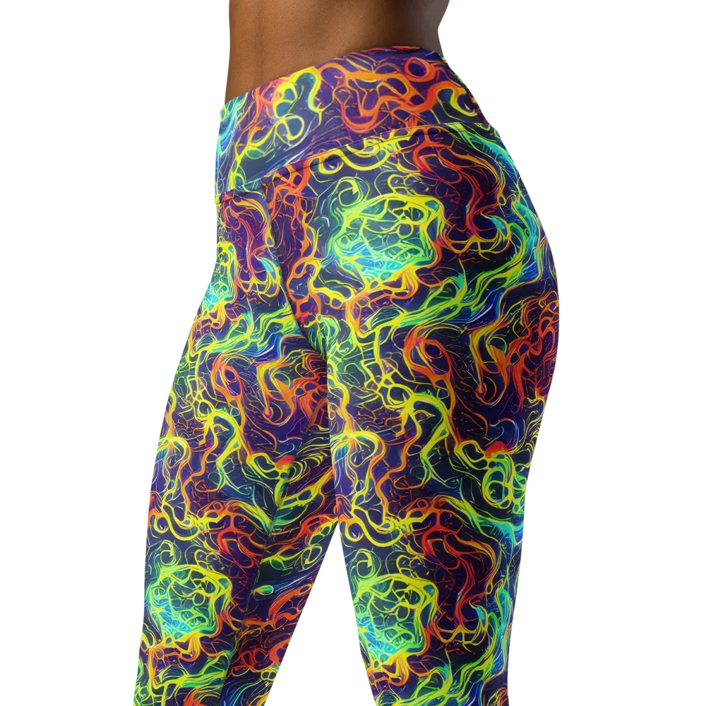 Afterdark Surge on Yoga Leggings — Left Front