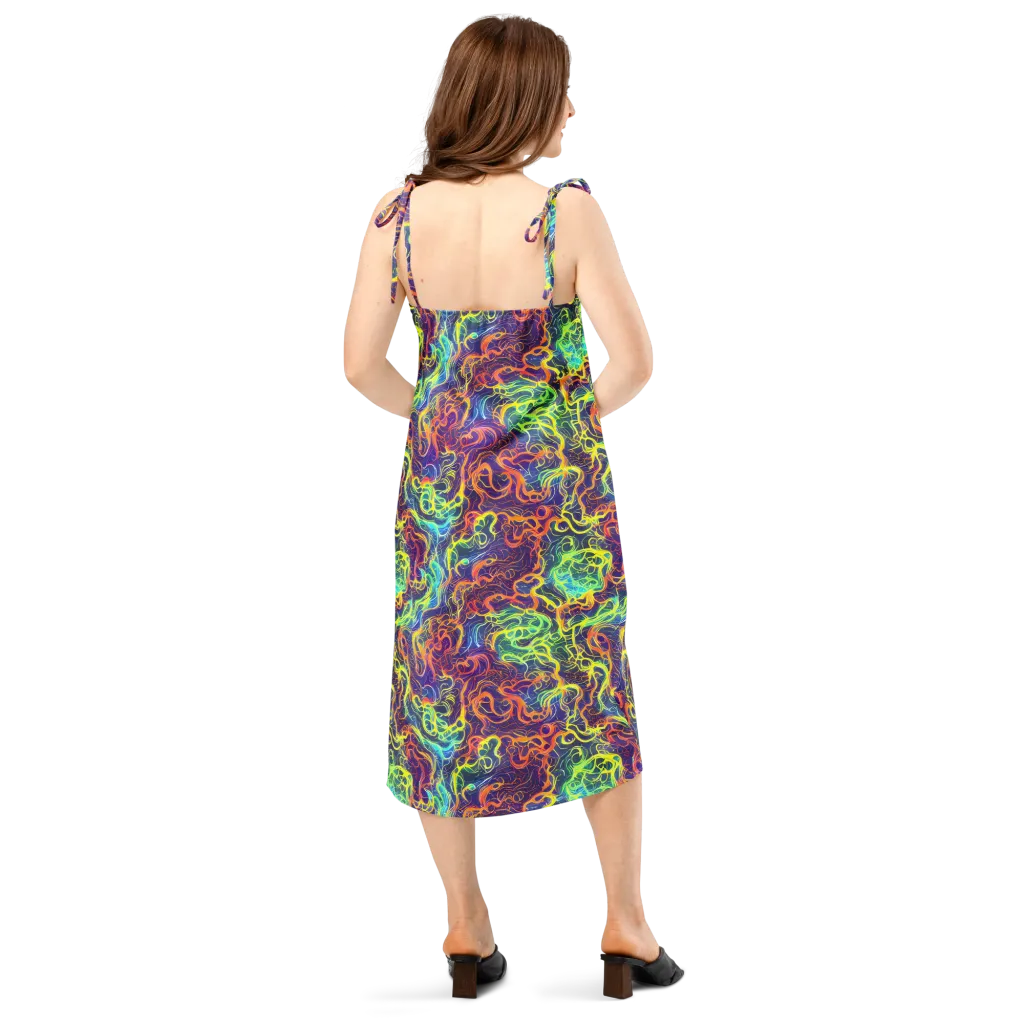 Afterdark Surge on Slip Dress — Back